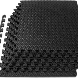 Soft Interlocking Foam Floor Tiles 6-Pack Gym Mat